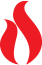 red flame fireproof icon
